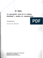 1996-Luces A Los Lejos. La Percepcion Rural de Lo Urbano: Identidad y Medios de Comunicación