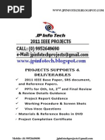 Jp Infotech 2011 Ieee Projects