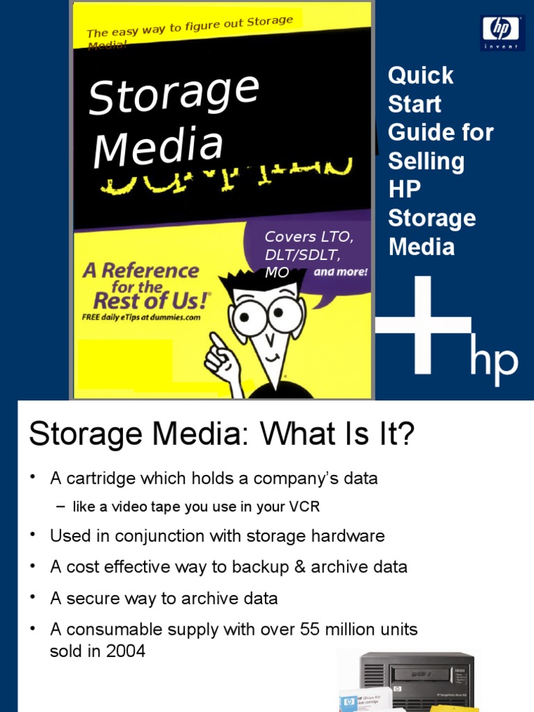 Storage Media 101 Computer Data Storage Storage Media