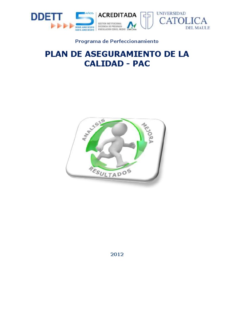 04 Plan de Aseguramiento de La Calidad | PDF | Calidad (comercial ...