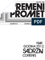 SUVREMENI PROMET – MODERN TRAFFIC N° 1-6 ZAGREB, 2012