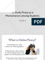 Research Project On Online Piracy