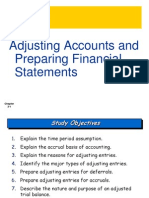 26356784 Adjusting Accounts and Preparing Financial Statements