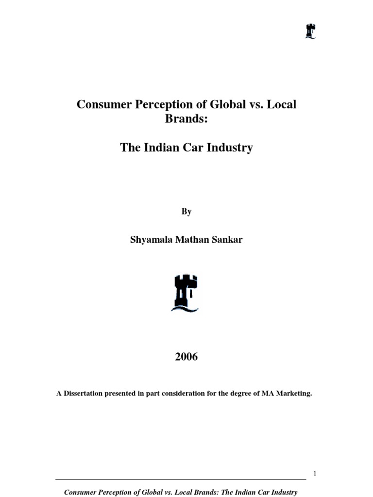 Global vs. Local Car Brands in India | PDF | Art
