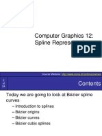 Computer Graphics 12: Spline Representations: Course Website