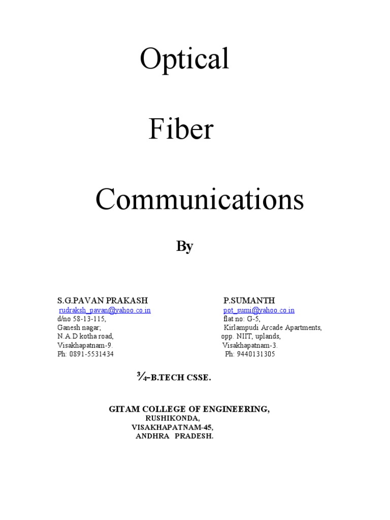 Optical Fibre Technology | PDF | Multiprotocol Label Switching | Networking