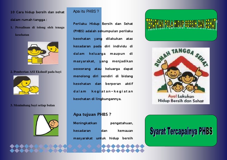 Panduan Perilaku Hidup Bersih dan Sehat | PDF | Pengembangan Diri ...