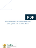 Hiv Counselling and Testing (HCT) Policy Guidelines 2010