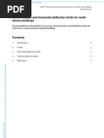 NCCI Vertical and Horizontal Deflection Limits For Multi-Storey Buildings PDF