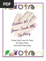 Download Easter Lesson 2 - Jesus Teach Me How to Pray by Monica Godoy SN130400216 doc pdf