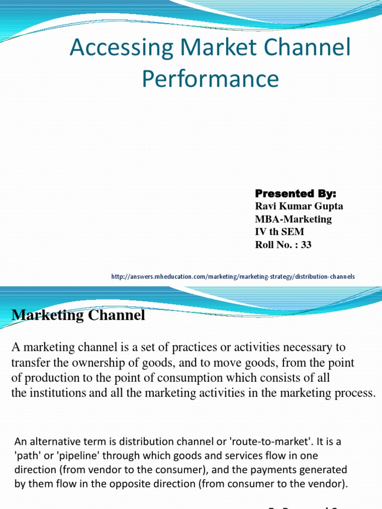 accessingChannelPerformance.pptx Distribution (Business) Profit