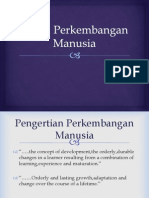 PERKEMBANGAN MANUSIA