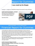 Financial Report for Dummies 2012