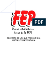 125433848 Propuesta Ley Universitaria Fep