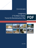 Longmont 1st & Main Station Transit and Revitalization Plan