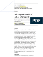 MCMILLAN - A Four-Part Model of Cyber Interactivity PDF