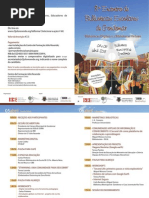 Folheto Encontro Bibliotecas Escolares 2013