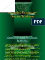 Idiopathic Respiratory Disease Syndrome