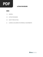 Lifting Operations Procedure Guide | PDF | Crane (Machine) | Elevator