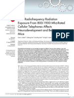 Fetal Neurodevelopmental Affects of Cellophone Exposure