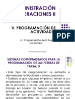 5.1 Programacion FuerzaTrabajo