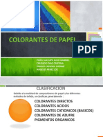 Colorantes de Papel