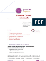 Remedios Caseros Ayurveda