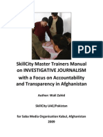 Download Trainers Manual - A Guide to Investigative Journalism by Wali Zahid SN13047883 doc pdf