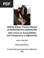 Download Trainers Manual - A Guide to Investigative Journalism by Wali Zahid SN13047883 doc pdf