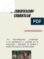 DIVERSIFICACIÓN CURRICULAR