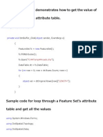 Dot Spatial Sample Code