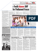 Thesun 2009-03-06 Page02 Umno Youth Blames Dap Mps For Parliament Fracas