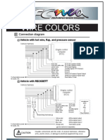 Wire Colors: Connection Diagram