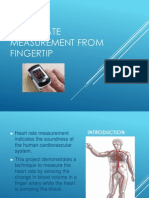 Heart Rate Measurement From Fingertip2003