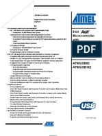 Ateml AT90USB162 Datasheet