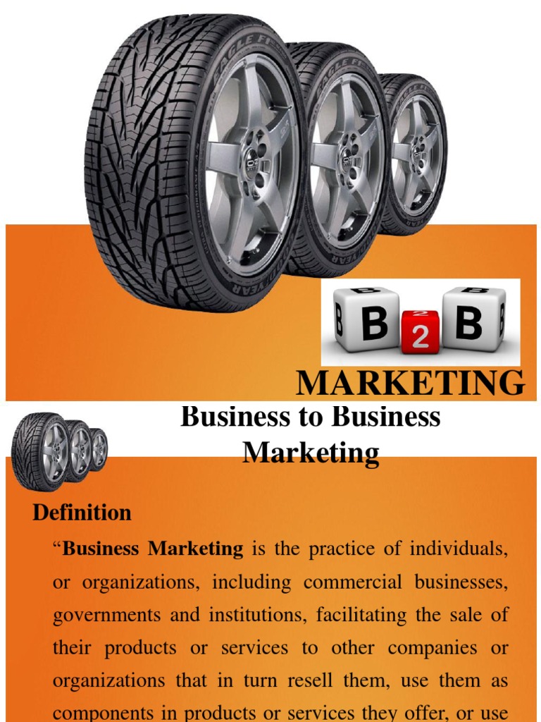 B2B Tyre Industry PDF Tire Market (Economics)