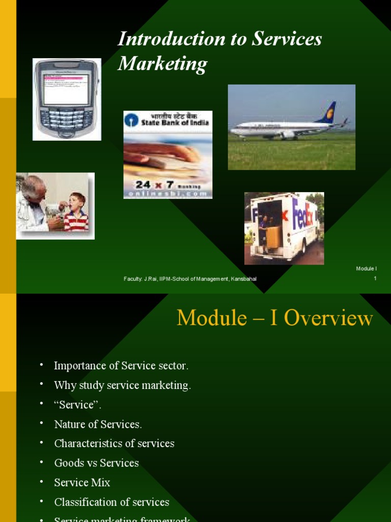 Introduction to Service Marketing | PDF | Employment | Business