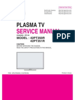 LG PLASMA TV 42pt350r-Td  Service Manual
