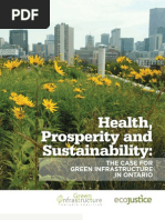 Health, Prosperity and Sustainability: The Case For Green Infrastructure in Ontario