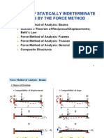 09 - Analysis of Staticall Indeterminate Structures by the Force Method