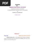 Error Tracking System1