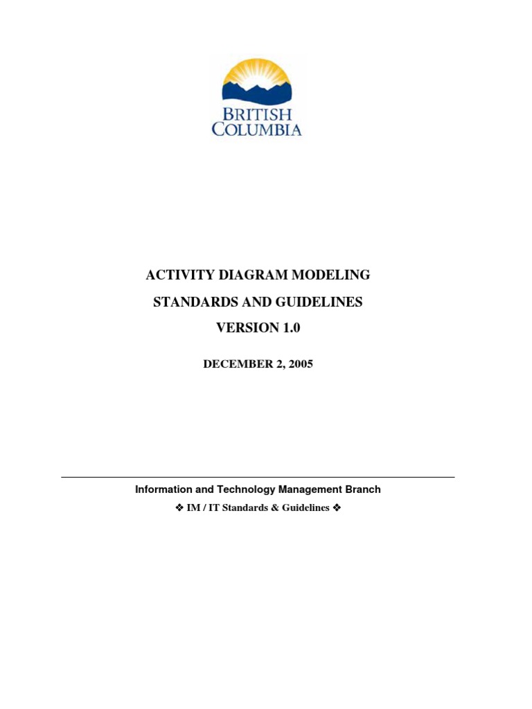 Activity Diagram Modeling Guidelines | PDF | Business | Computers