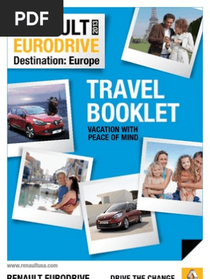 Short Term Car Lease in Europe Travel Booklet 2013
