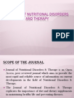 Journal of Nutritional Disorders & Therapy