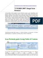 Download Makalah  TIK Fungsi Tab References pada Ms Word 2007 by Erich B P Wenno SN130520489 doc pdf