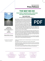 "The Way We Die" Press Release