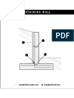 Retaining Wall: Xypex Project Specifications & Schematic Drawings