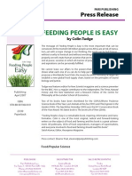 "Feeding People is Easy" Press Release