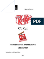 Publicitatea Si Promovarea Vanzarilor - Kit Kat