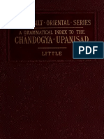 A Grammatical Word Index To Chhandogya Upanishad